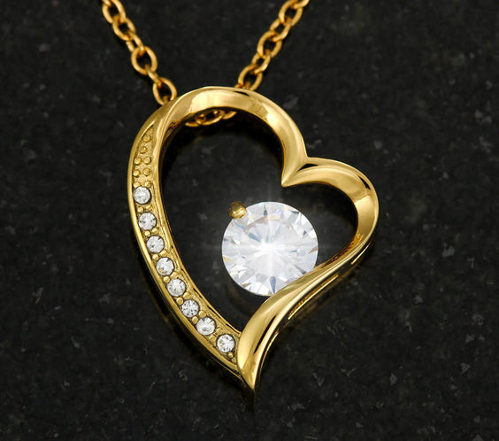 Drága Unokánk -  Ballagási Nyaklánc - A01-Z01 - aranyozott szív  😍