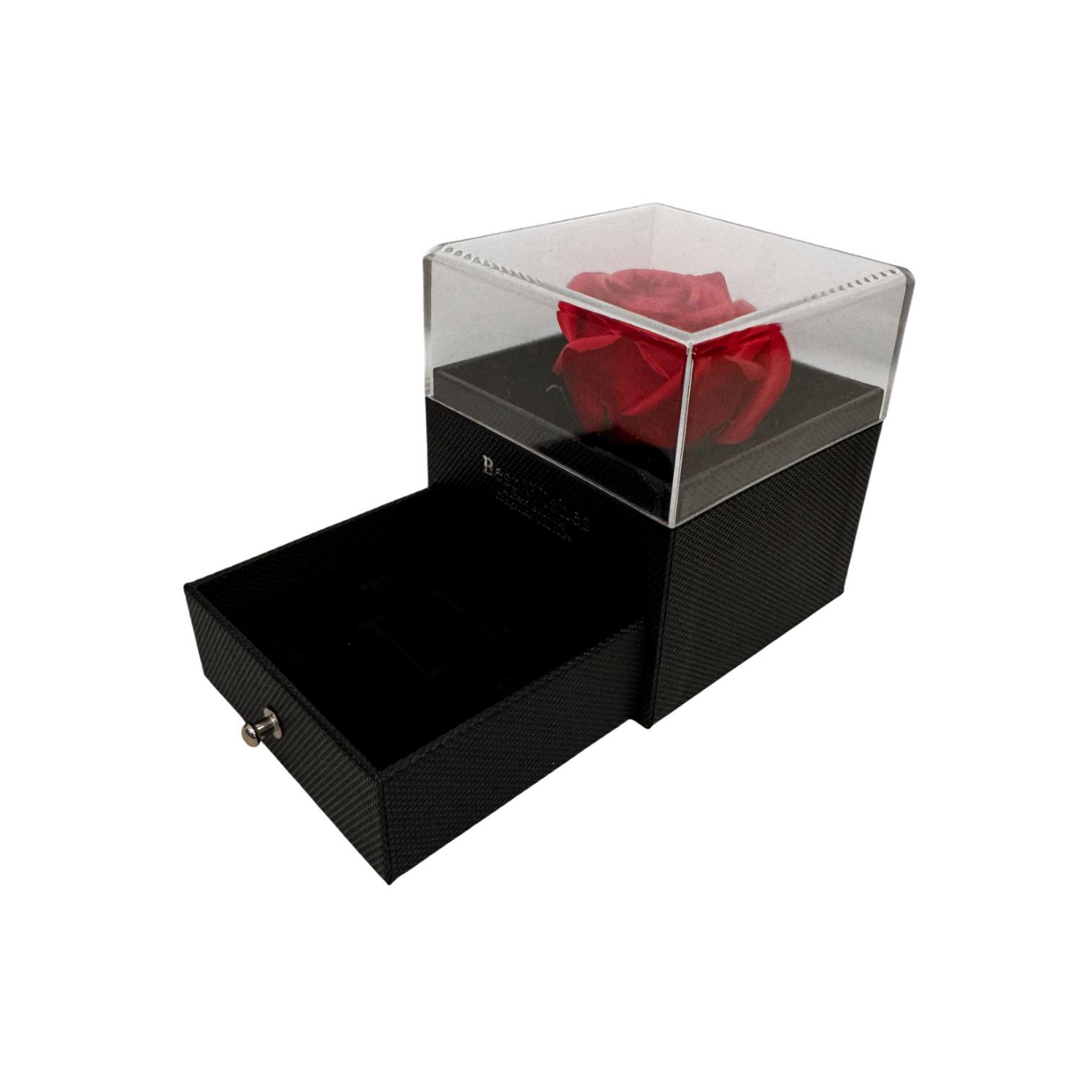 Egyrózsás díszdoboz