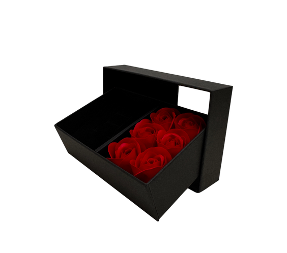 Hatrózsás díszdoboz