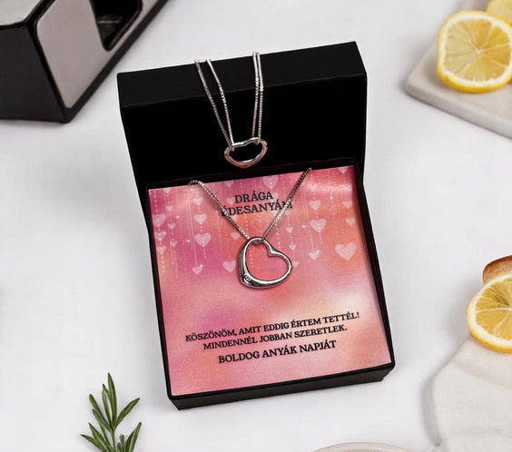 Drága Édesanyám -  Köszönöm amit eddig értem tettél - A17-Z11 - karkötő és nyaklánc egyben 😍