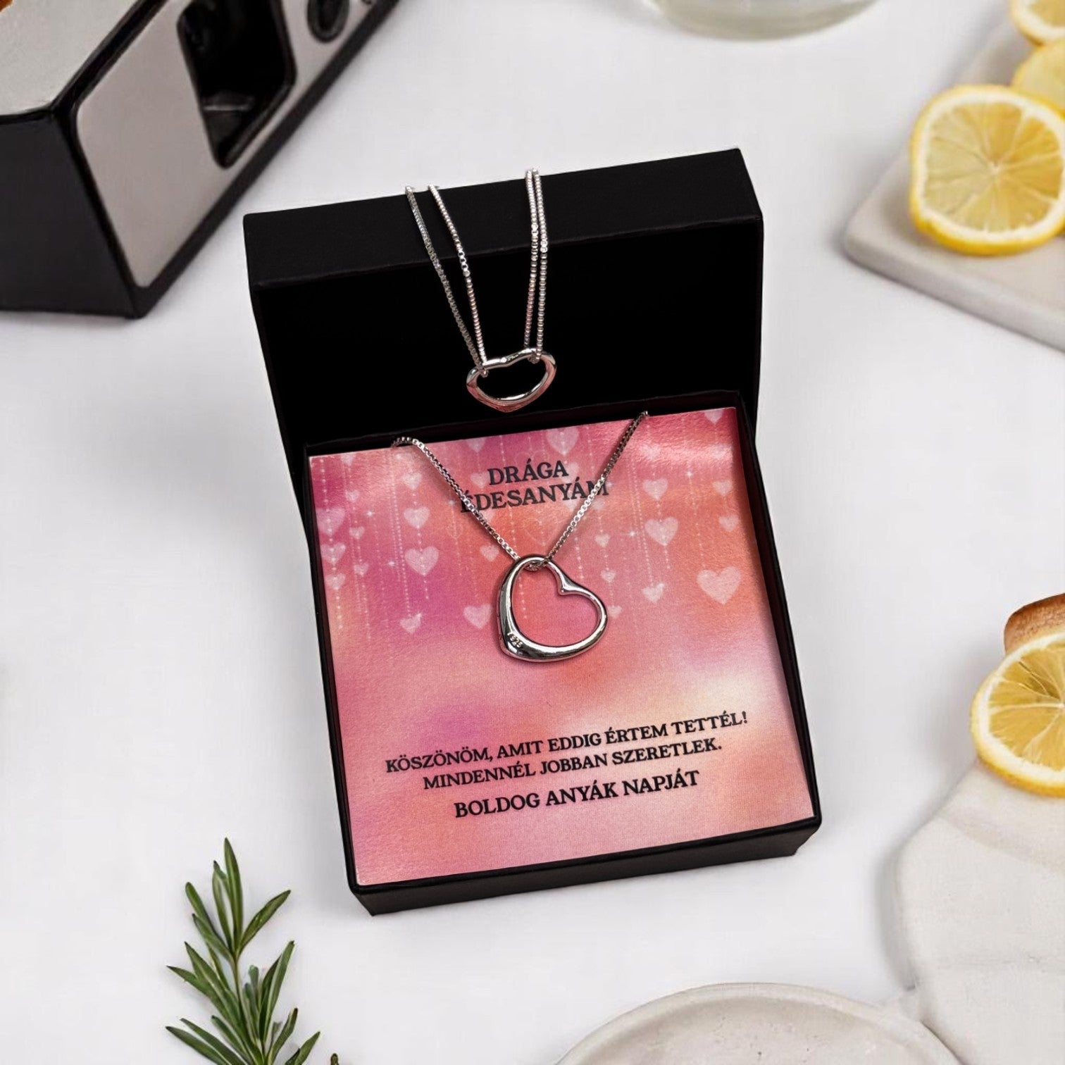 Drága Édesanyám -  Köszönöm amit eddig értem tettél - A17-Z11 - karkötő és nyaklánc egyben 😍
