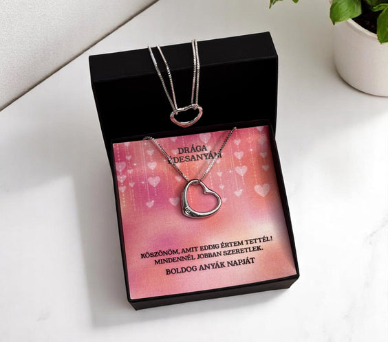 Drága Édesanyám -  Köszönöm amit eddig értem tettél - A17-Z11 - karkötő és nyaklánc egyben 😍