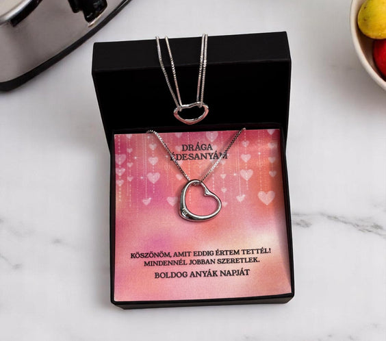 Drága Édesanyám -  Köszönöm amit eddig értem tettél - A17-Z11 - karkötő és nyaklánc egyben 😍