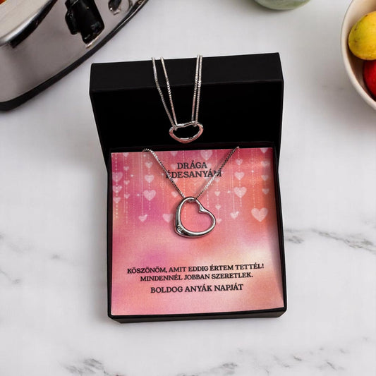 Drága Édesanyám -  Köszönöm amit eddig értem tettél - A17-Z11 - karkötő és nyaklánc egyben 😍