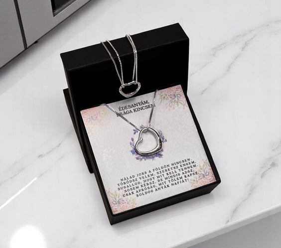 Édesanyám, drága kincsem -  Boldog Anyáknapját - A18-Z12 - karkötő és nyaklánc egyben 😍