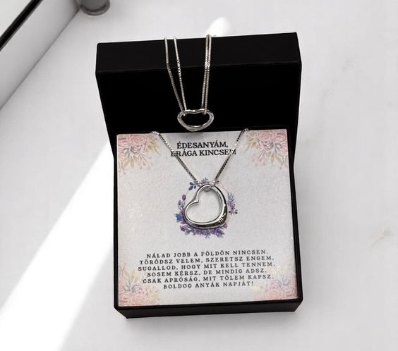 Édesanyám, drága kincsem -  Boldog Anyáknapját - A18-Z12 - karkötő és nyaklánc egyben 😍