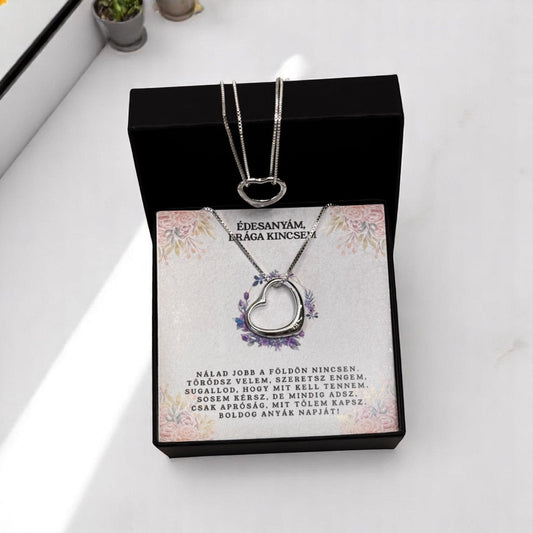 Édesanyám, drága kincsem -  Boldog Anyáknapját - A18-Z12 - karkötő és nyaklánc egyben 😍