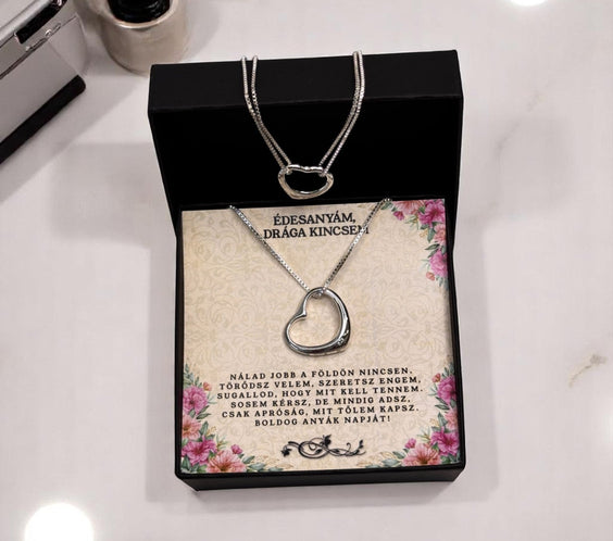 Édesanyám, drága kincsem -  Nálad jobb a földön nincsen - A19-Z13 - karkötő és nyaklánc egyben 😍