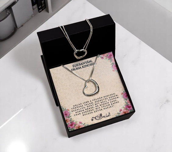 Édesanyám, drága kincsem -  Nálad jobb a földön nincsen - A19-Z13 - karkötő és nyaklánc egyben 😍
