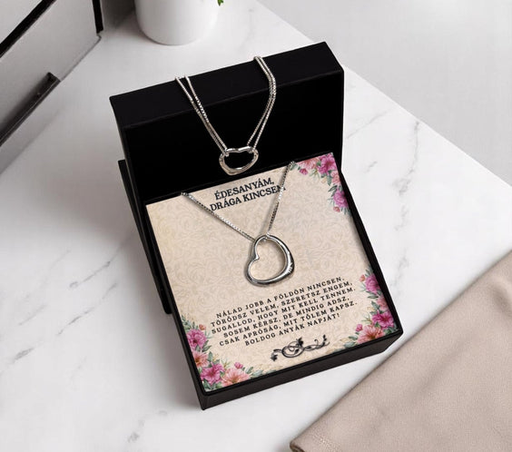 Édesanyám, drága kincsem -  Nálad jobb a földön nincsen - A19-Z13 - karkötő és nyaklánc egyben 😍