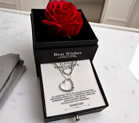 Örökké a szívemben – dupla ajándék 1 áráért – A50-Z05 – karkötő és nyaklánc egyben 😍