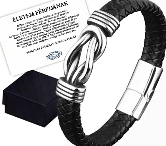 Bőr KARKÖTŐ❤ - ÉLETEM FÉRFIJÁNAK - A33-Z15