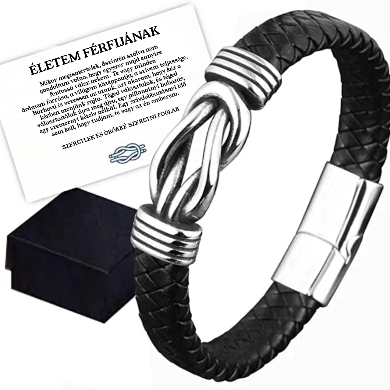 Bőr KARKÖTŐ❤ - ÉLETEM FÉRFIJÁNAK - A33-Z15