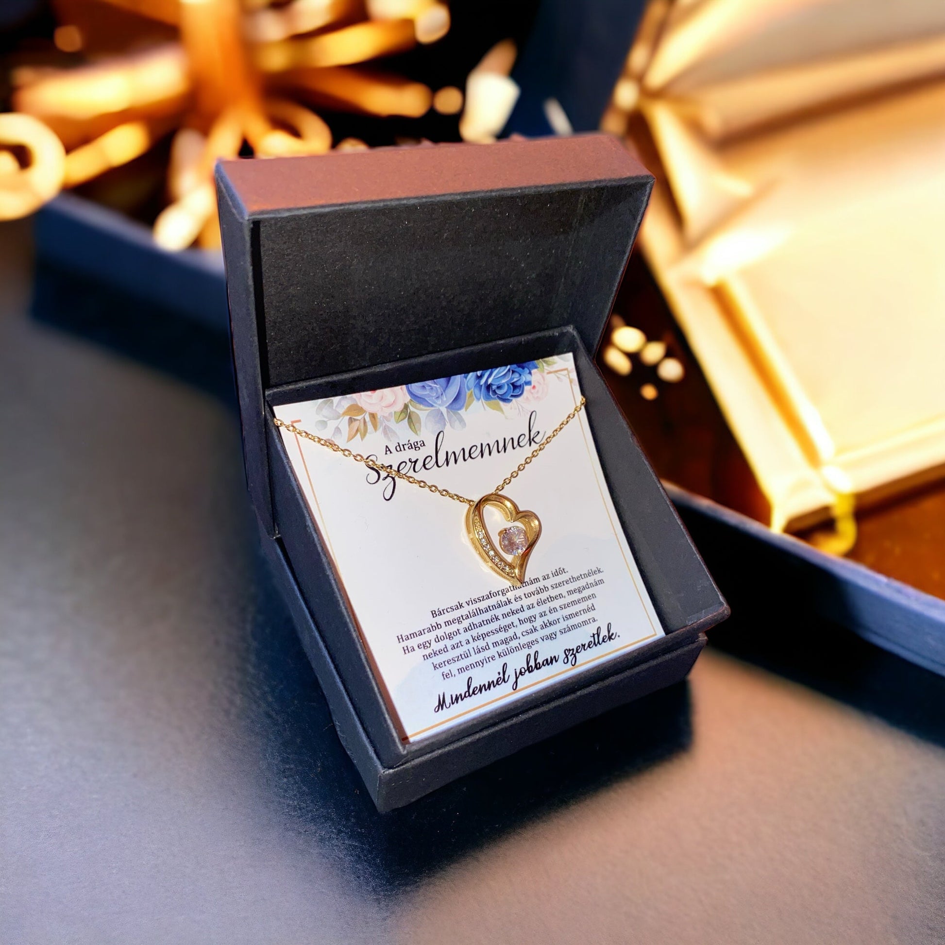 A drága szerelmemnek - Mindennél jobban szeretlek - A47-Z10 - (arany bevonattal)