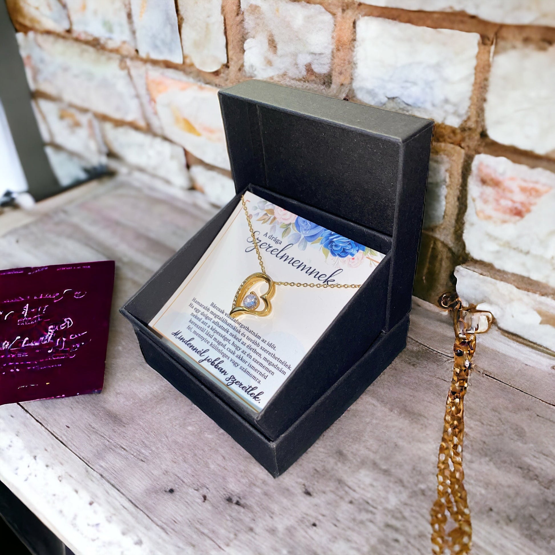 A drága szerelmemnek - Mindennél jobban szeretlek - A47-Z10 - (arany bevonattal)