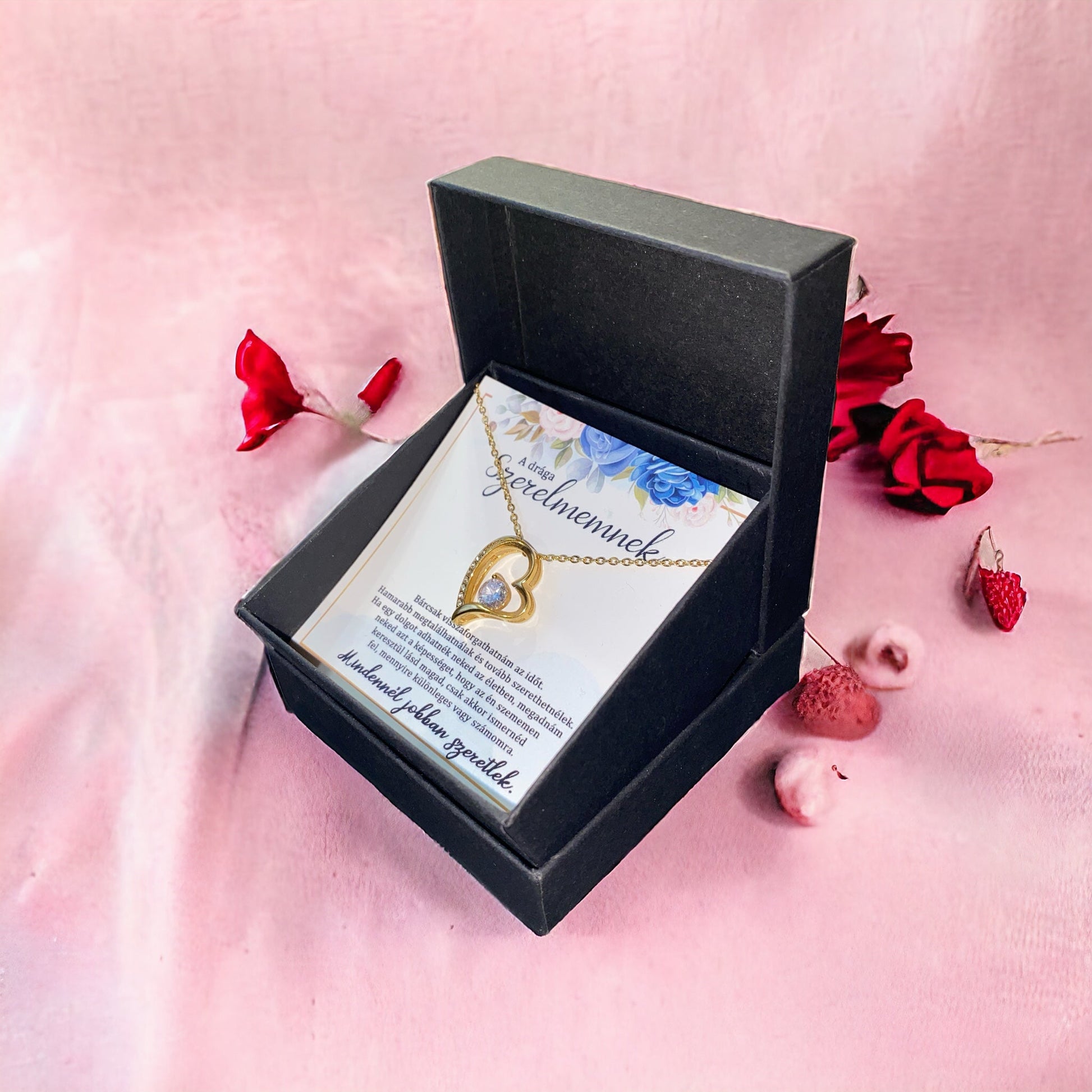 A drága szerelmemnek - Mindennél jobban szeretlek - A47-Z10 - (arany bevonattal)