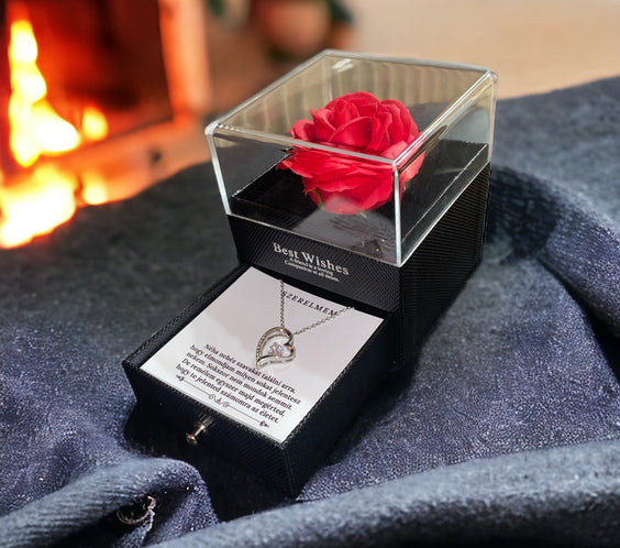 Szerelmem - Mindennél jobban szeretlek - A12-Z09 - (fehérarany bevonattal)