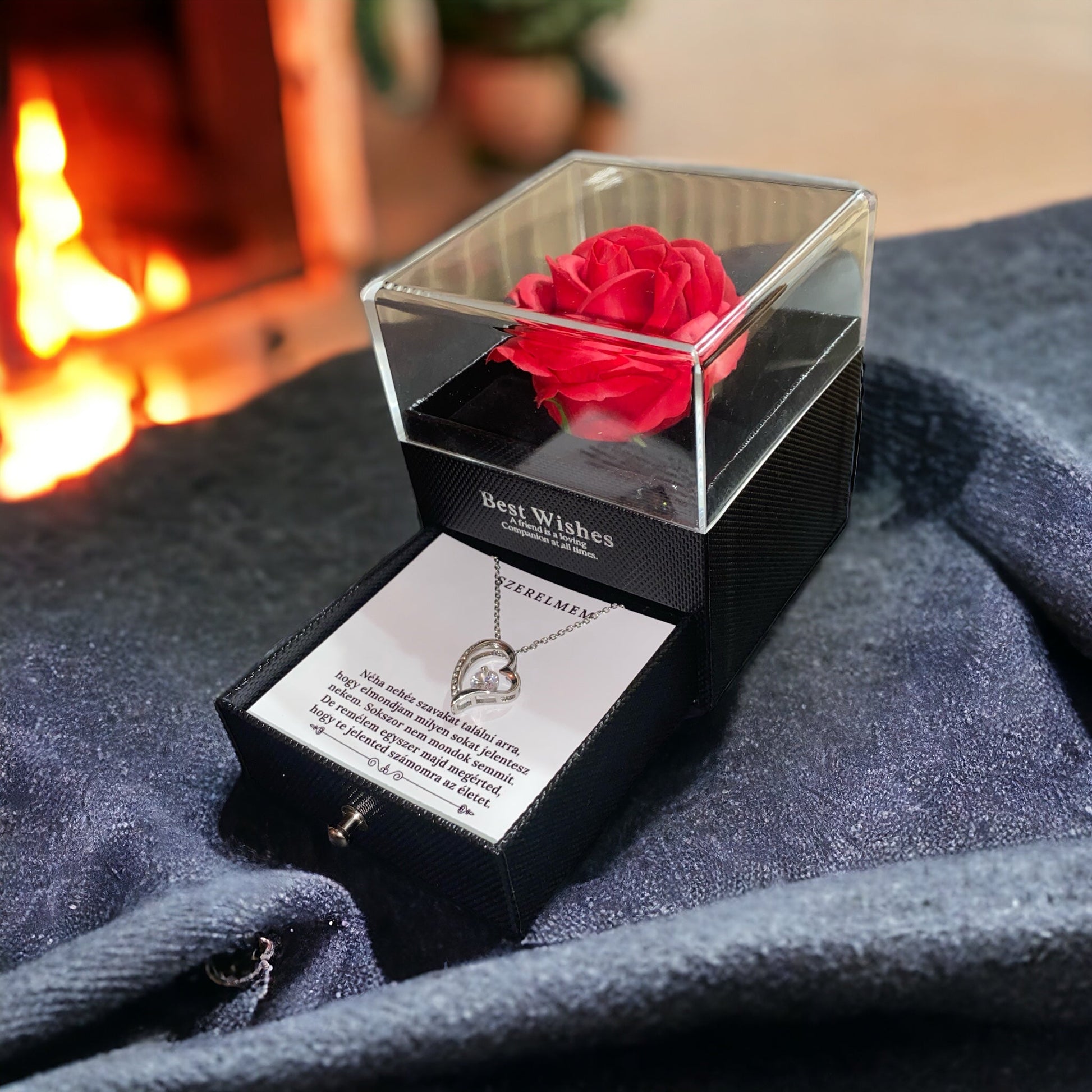 Szerelmem - Mindennél jobban szeretlek - A12-Z09 - (fehérarany bevonattal)