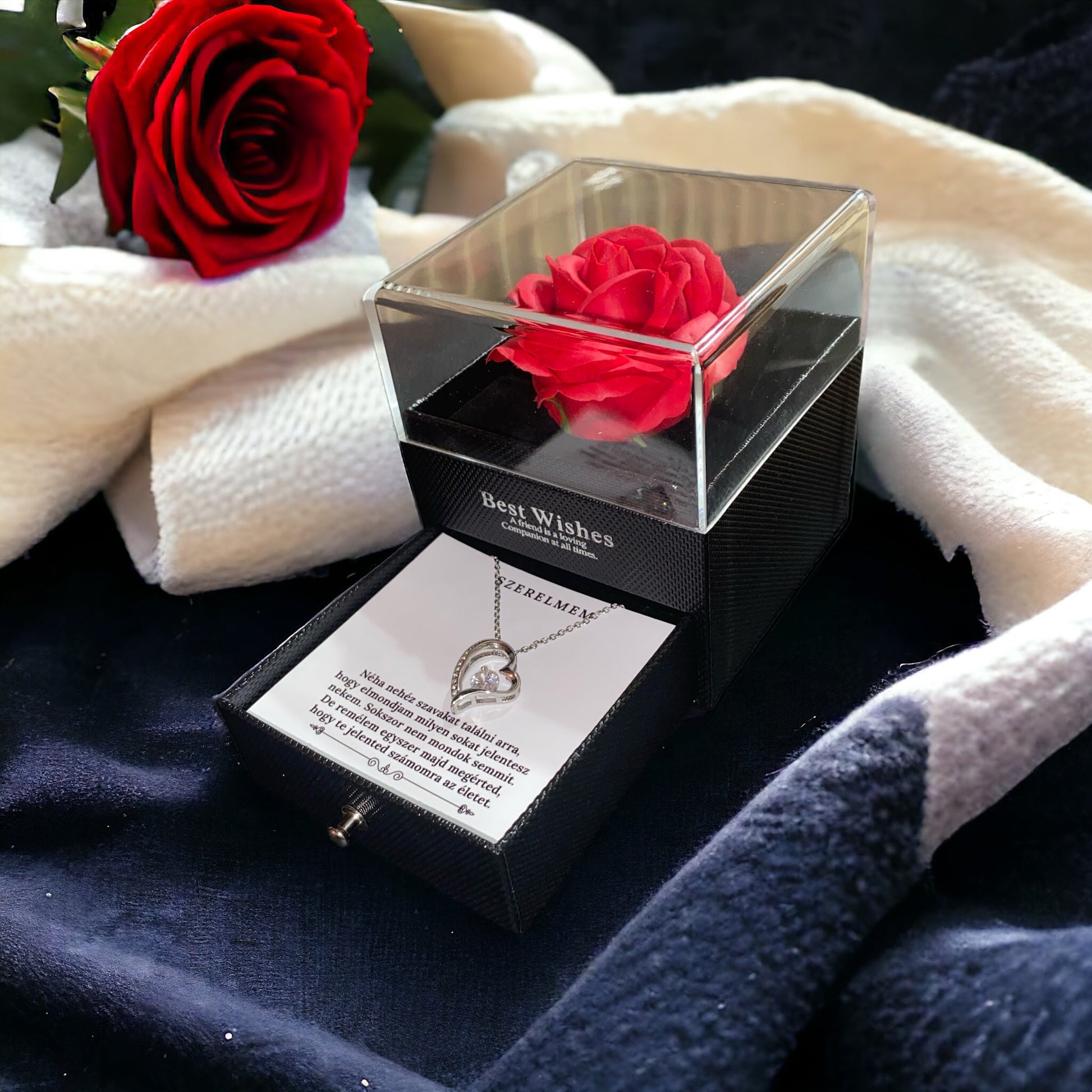 Szerelmem - Mindennél jobban szeretlek - A12-Z09 - (fehérarany bevonattal)