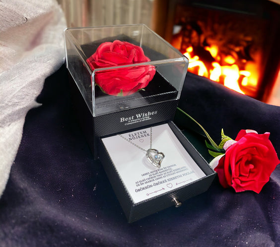 Életem nőjének❤️ - Mindennél jobban szeretlek - A13-Z06 - (fehérarany bevonattal)