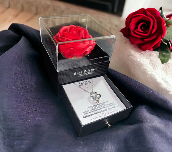 Életem nőjének❤️ - Mindennél jobban szeretlek - A13-Z06 - (fehérarany bevonattal)