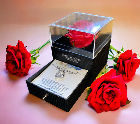 A drága szerelmemnek - Mindennél jobban szeretlek- A16-Z10 - (fehérarany bevonattal)