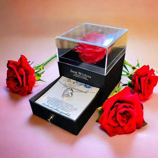 A drága szerelmemnek - Mindennél jobban szeretlek- A16-Z10 - (fehérarany bevonattal)