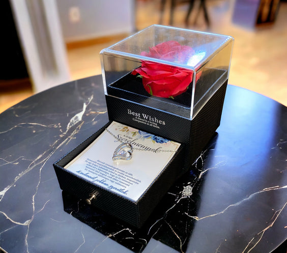 A drága szerelmemnek - Mindennél jobban szeretlek- A16-Z10 - (fehérarany bevonattal)