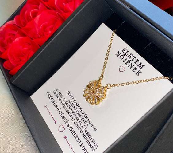 Életem nőjének ❤️ - Mindennél jobban szeretlek - A09-Z06- (arany bevonattal)