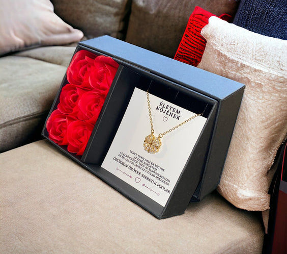 Életem nőjének ❤️ - Mindennél jobban szeretlek - A09-Z06- (arany bevonattal)