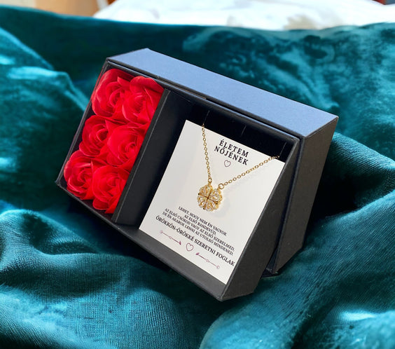 Életem nőjének ❤️ - Mindennél jobban szeretlek - A09-Z06- (arany bevonattal)