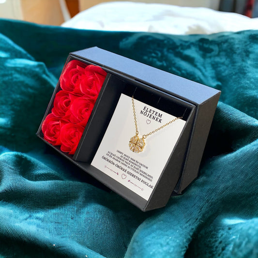 Életem nőjének ❤️ - Mindennél jobban szeretlek - A09-Z06- (arany bevonattal)