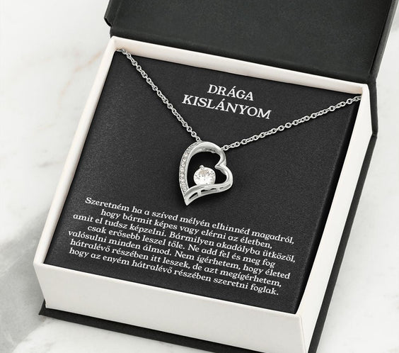 Drága Kislányom - Bármit képes vagy elérni ❤ - egyedinyaklanc.hu