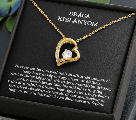 Drága Kislányom - Bármit képes vagy elérni ❤ - egyedinyaklanc.hu