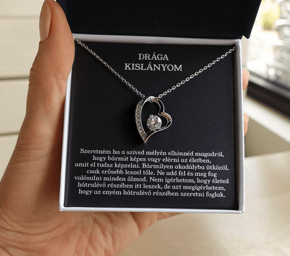 Drága Kislányom - Bármit képes vagy elérni ❤ - egyedinyaklanc.hu