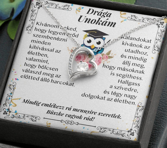 Drága Unokám - Ballagási Nyaklánc - egyedinyaklanc.hu