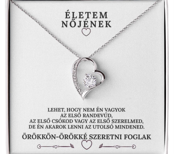 Életem Nőjének - Örökké szeretni foglak - egyedinyaklanc.hu