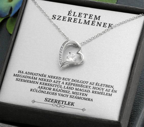 Életem Szerelmének - Szeretlek (ENY09) - egyedinyaklanc.hu