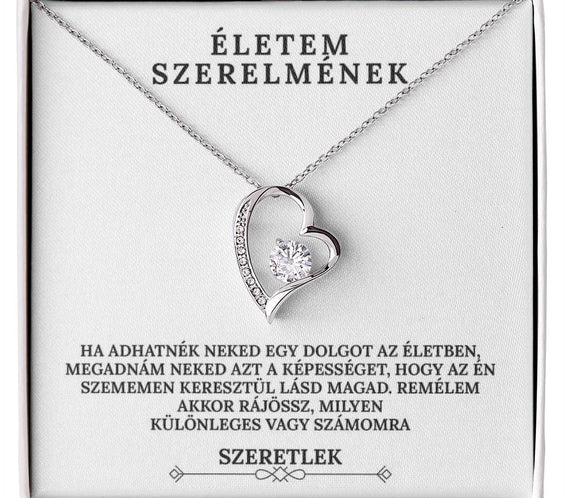 Életem Szerelmének - Szeretlek (ENY09) - egyedinyaklanc.hu